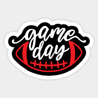 Game Day Football Sticker